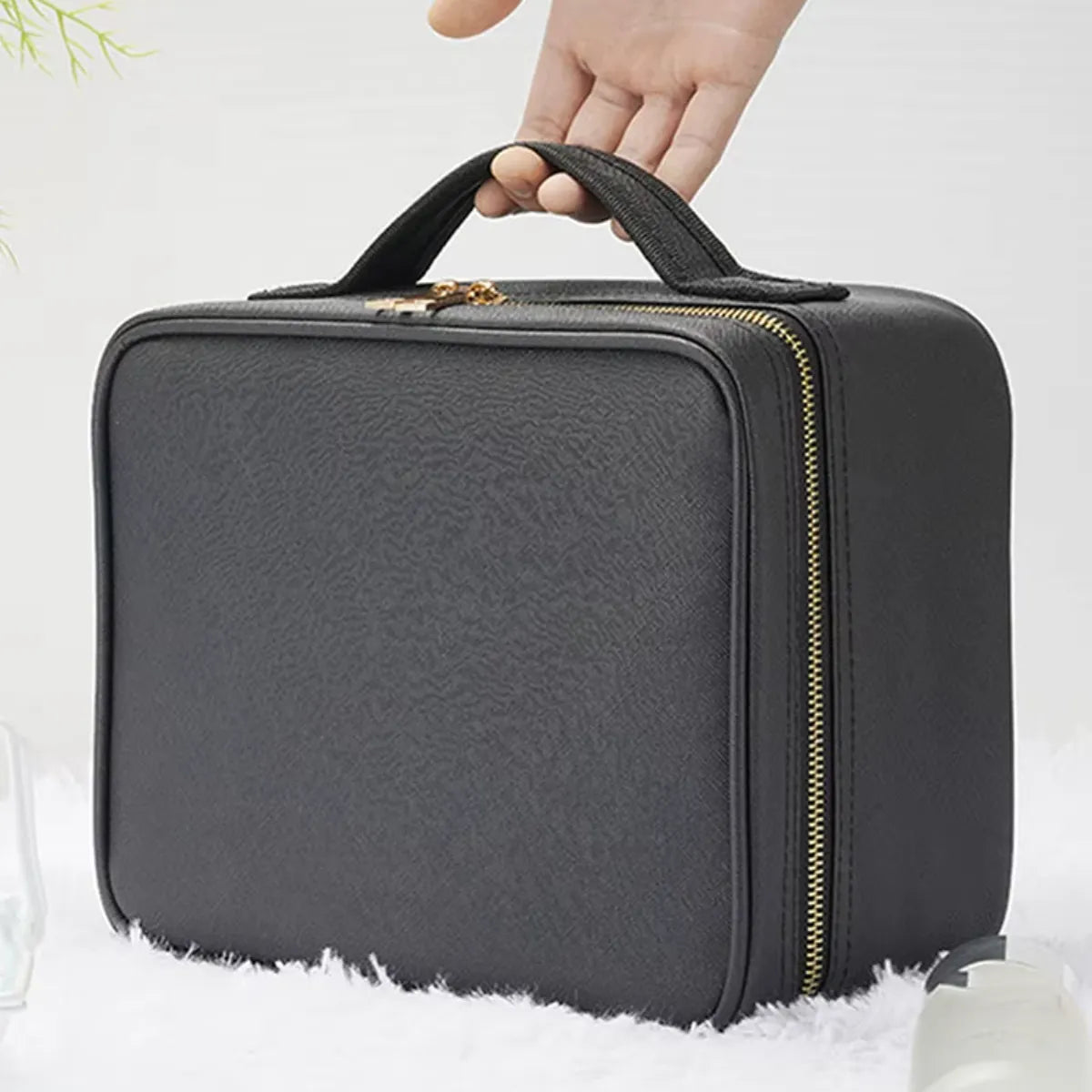 Cosmetiquera Premium con Luz LED – Ideal para Maquillaje Perfecto